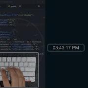 ASMR Programming Analog Clock With JavaScript No Talking