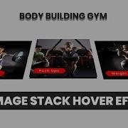 3D Image Stack Hover Effect CSS3 Animation Snippets