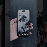 IOS 26 Aesthetic Black White Mountain Widget Setup