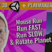 Unity Playmaker игра Mouse Run Быстрая и медленная работа