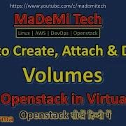 Lab 12 How To Create Attach And Delete Openstack Volume Openstack Stein