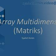Array Multidimensi