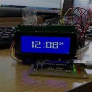Fancy LCD Clock And Thermometer Using PIC Microcontroller