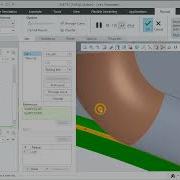 Using A Surf Surf Variable Radius Round With Spine Option In Creo Parametric