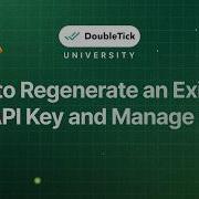 How To Regenerate An Existing API Key And Manage It