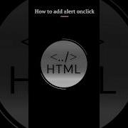 Alert In Javascript How To Add Alert Onclick Htmlshorts Javascript Tutorial