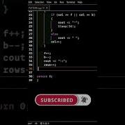 81 C Program To Print X C C Language Tutorial Shorts Programming C