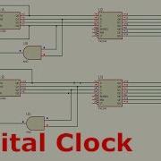 Digital Clock Simulation On Proteus