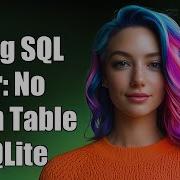 Fixing Sqlalchemy Exc OperationalError No Such Table In SQLite Database
