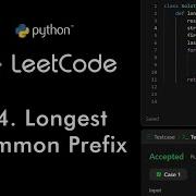 Longest Common Prefix LeetCode 14 Python Sorting Method