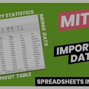 Mito Tutorial Ep 2 Importing Data
