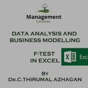 F Test In Excel
