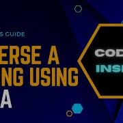 Reverse String Using Java For Beginners