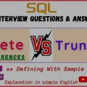01 Difference Between Delete And Truncate In SQL Delete Vs Truncate 09 Differences Examples