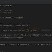 How To Validate A Postcode Using Kotlin