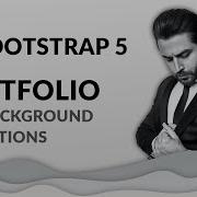 Build Bootstrap 5 Portfolio With Subtle Animations And SVG Background