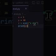 Did You Know This About EVAL In Python Shorts Python Coding Programming