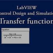 Transfer Function Control System Experiment LabVIEW