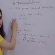C 88 Functions In C Part 5 Function With No Argument No Return Type