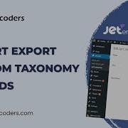 Import Export JetEngine Custom Taxonomies With Custom Fields In WordPress