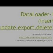 Dataloader 1 Insert Update Export Delete