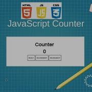 Make A Javascript Counter Using Only HTML CSS And Vanilla Js