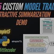 Easy Custom NLP T5 Model Training Tutorial Abstractive Summarization Demo With SimpleT5