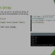 COMP1010 Arrays Accessing Printing Looping