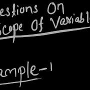 GATE Scope Of Variable Question Static Scoping And Dynamic Scoping Questions