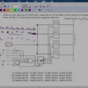 GATE 2013 ECE Memory Mapping Of Four RAMs
