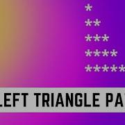 Program 1 Java Programming Tutorial Print Left Triangle Pattern