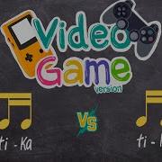 Easy Rhythm Exercise 6 PlayAlong Ti Tika VS Tika Ti VIDEO GAME Version Musiceducationforkids