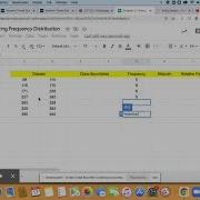 Stat 2 1 Finding Frequencies In Google Sheets Feb 17 2021 8 30 AM