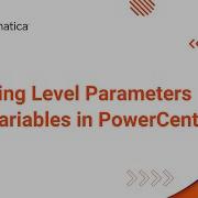 Mapping Level Parameters And Variables In PowerCenter