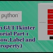 Python GUI Tkinter Tutorial Part 17 1 Tkinter Window Label And Properties
