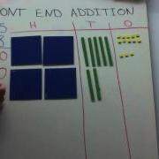 Addition Strategy Front End Addition With Manipulatives Base Ten Blocks