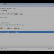Java Tutorial Count Controlled For Loop