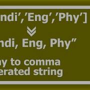 1 How To Convert An Array To A String With Commas In JavaScript In Hindi