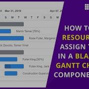 How To Add Resources And Assign Tasks In A Blazor Gantt Chart Component