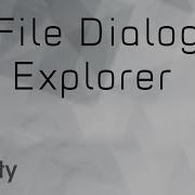 Unity 3D File Dialog Explorer Plugin