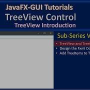 TreeView Part 1 The TreeView Introduction JavaFx GUI Tutorial 45