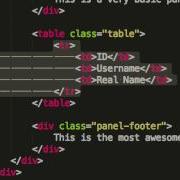 Bootstrap 3 Tutorial 77 Panels With Tables