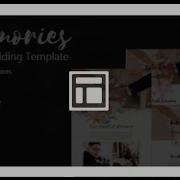 Memories Html Wedding And Agency Template Themeforest Download