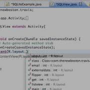 Android Developing Applications Tutorial 111 TableLayout And Intro SQLite Database