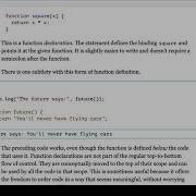 Eloquent JavaScript Read Along Functions 004 Declaration Notation