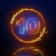 10 секунд обратного отсчета со звуковыми эффектами 41 YT Timer