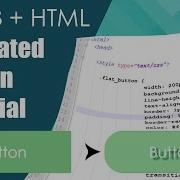 Pure CSS Animated Button Tutorial No JQuery No Javascript