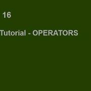SQLite Tutorial Part 16 OPERATORS