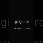 Что такое Gitignore Git Python Coding
