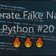 20 Generate Fake Names Using Faker Python Tips Tricks CodePointer Shorts